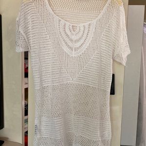 White Nic + Zoe sheer top
